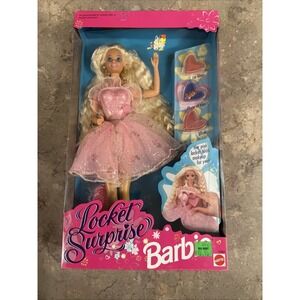 Vintage 1993 Locket Surprise Barbie Doll Mattel